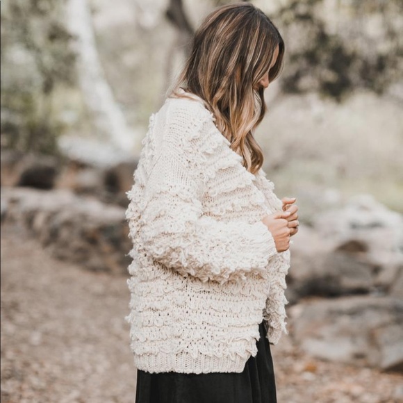 rylee and cru fringe cardigan